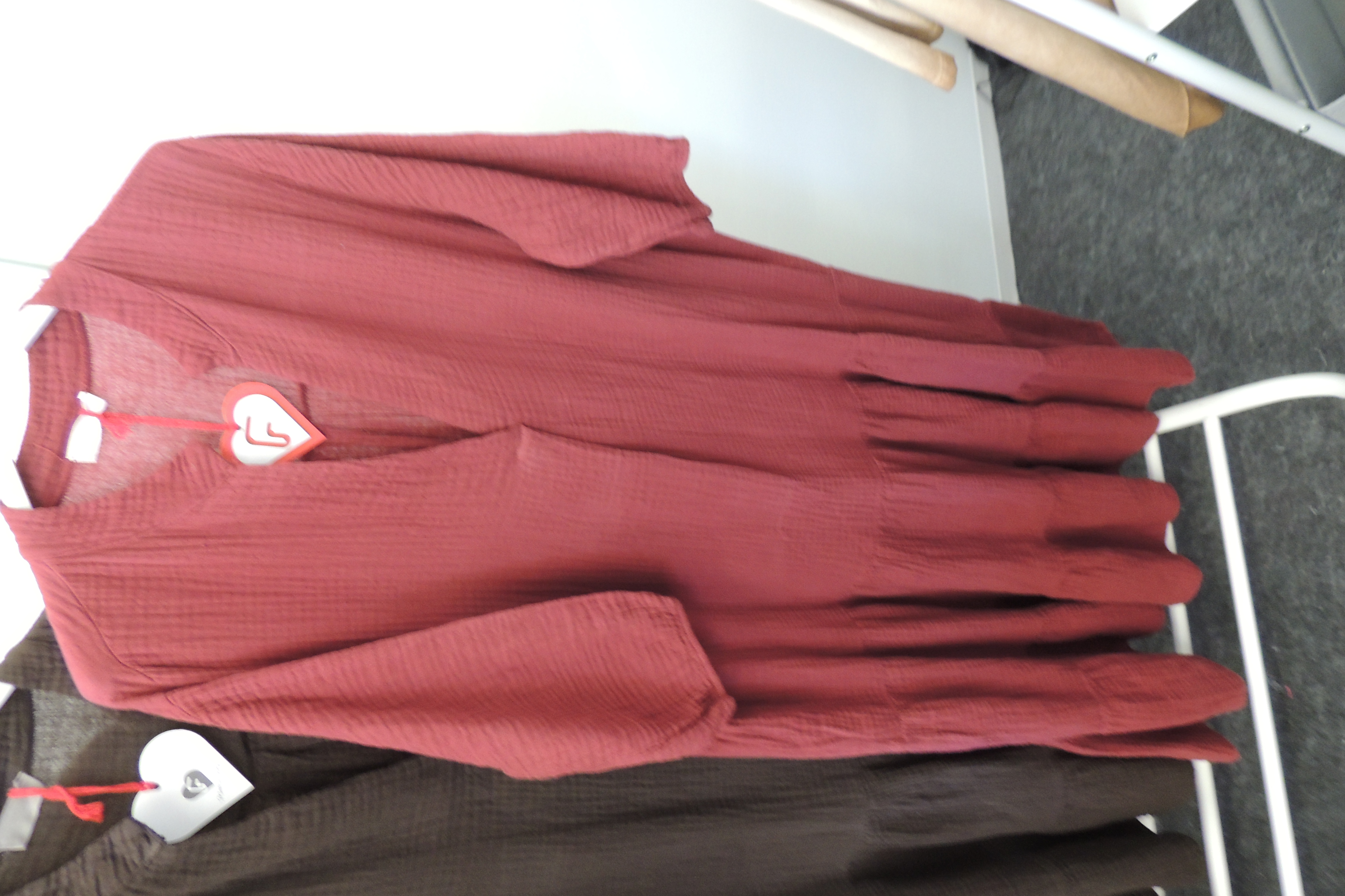 Kleid Sommerkleid Hängerchen Shirt Tunika Musselin Made Italy 42,44,46