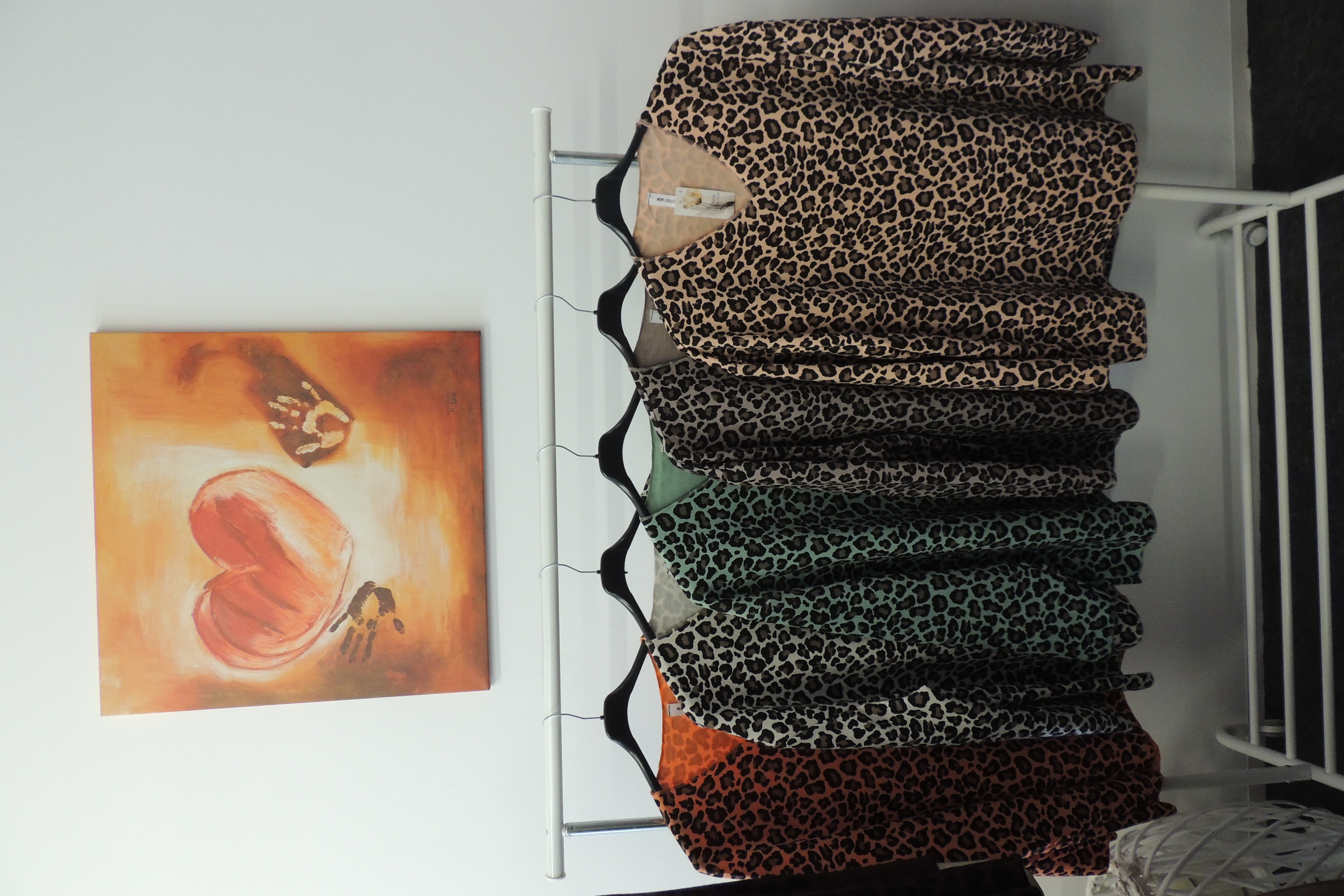 Shirt Tunika Hängerchen Leo Made Italy 46,48,kl 50