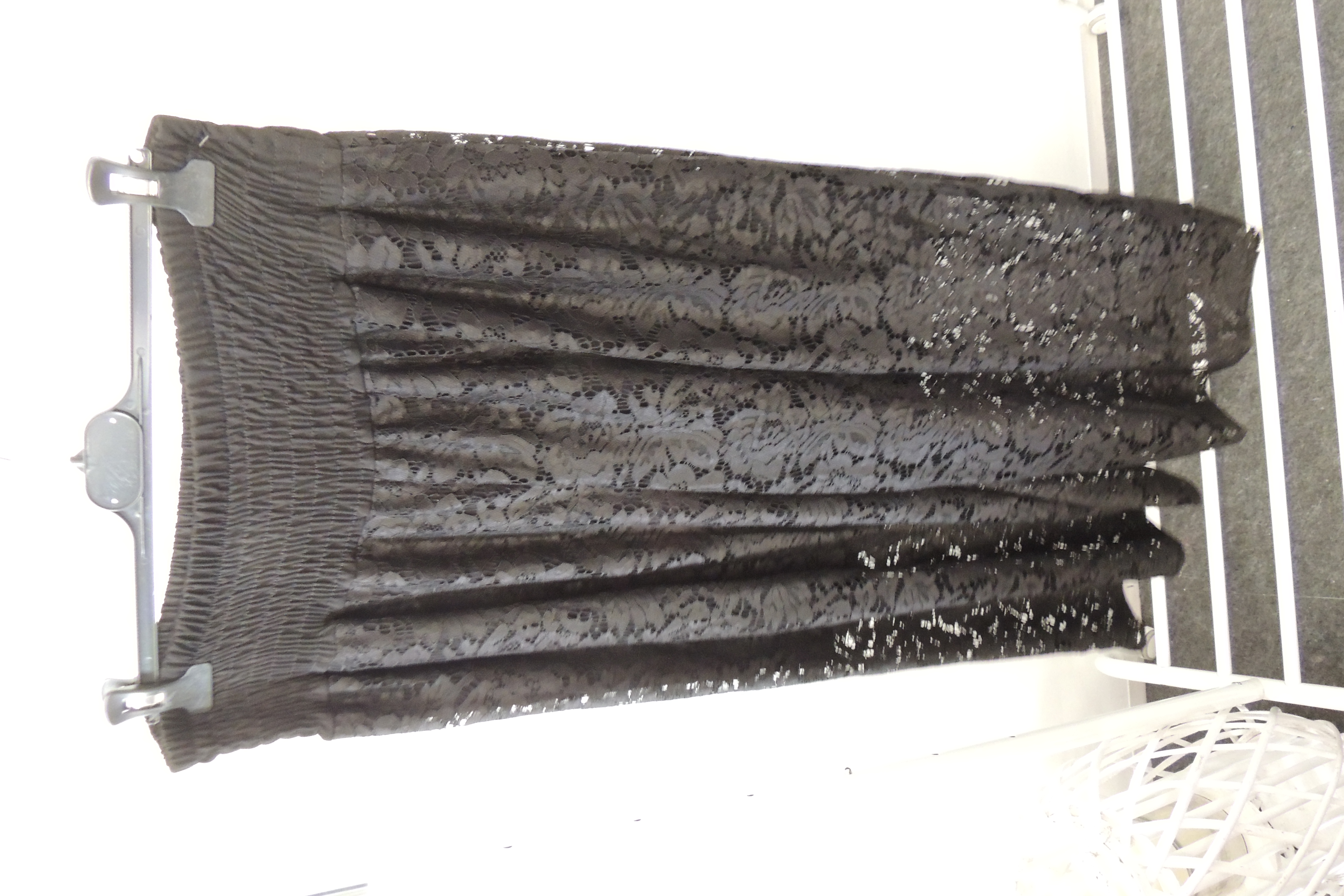 Hose Jogpant Spitze mit Radlerhose Marlene Hosenrock Made Italy 46,48,50