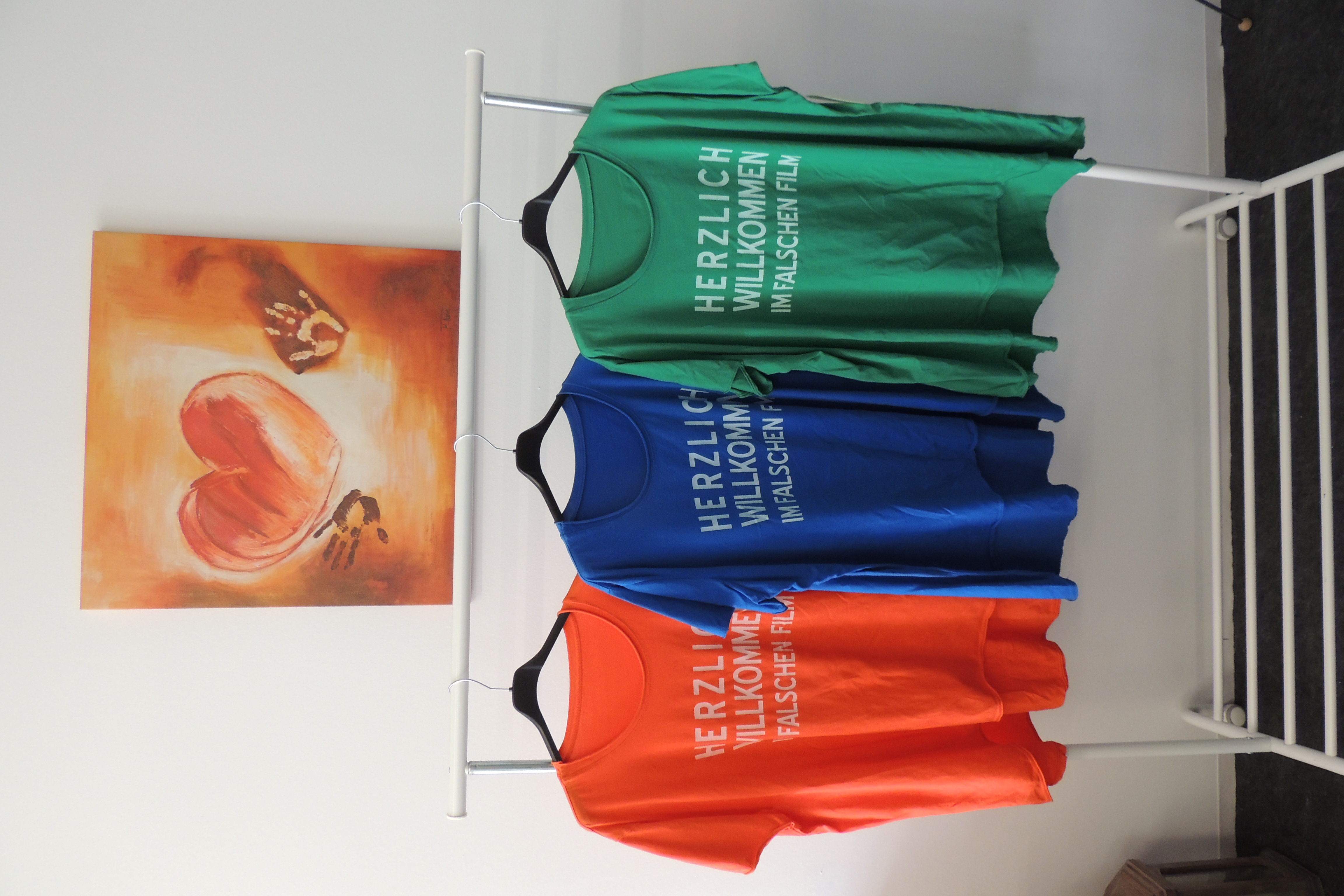 T-Shirt Tunika Hängerchen Made in Italy Falscher Film Spruch 46,48,50