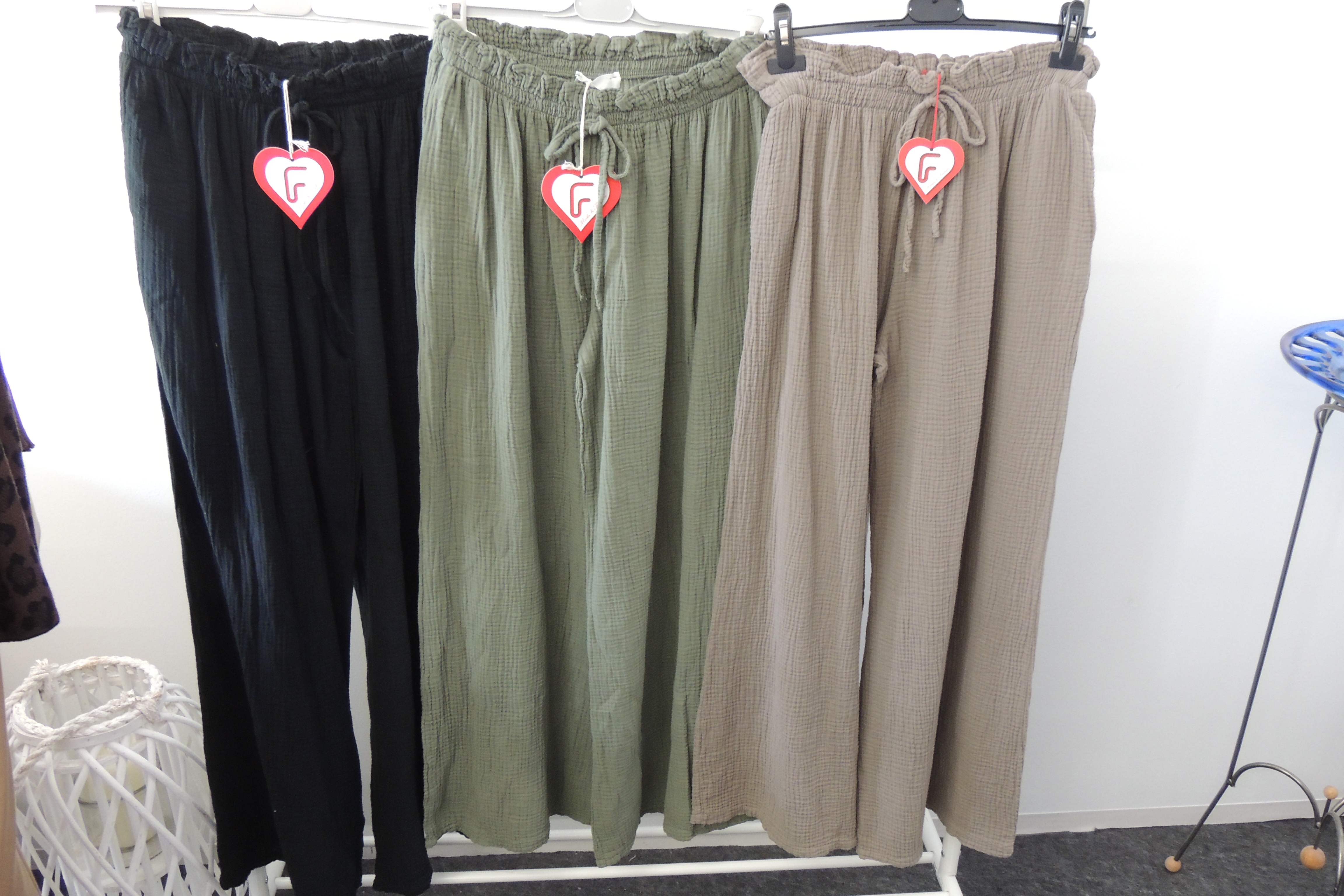 Hose Jogpant Hosenrock Musselin Made Italy Gr. 44,46,kl48