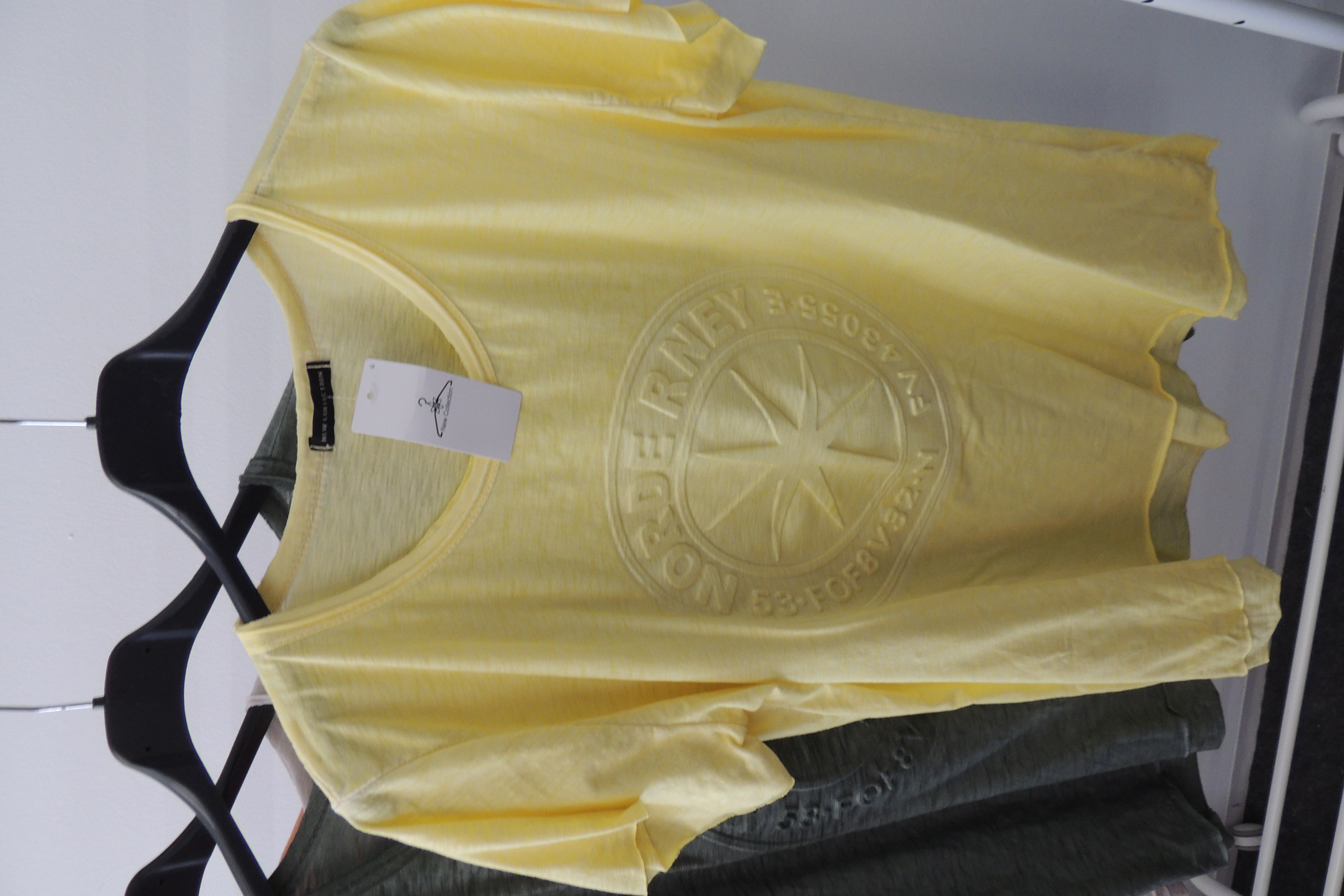 T-Shirt Tunika Hängerchen 3D Druck Norderney Maritim Made in Italy 44,46,kl48