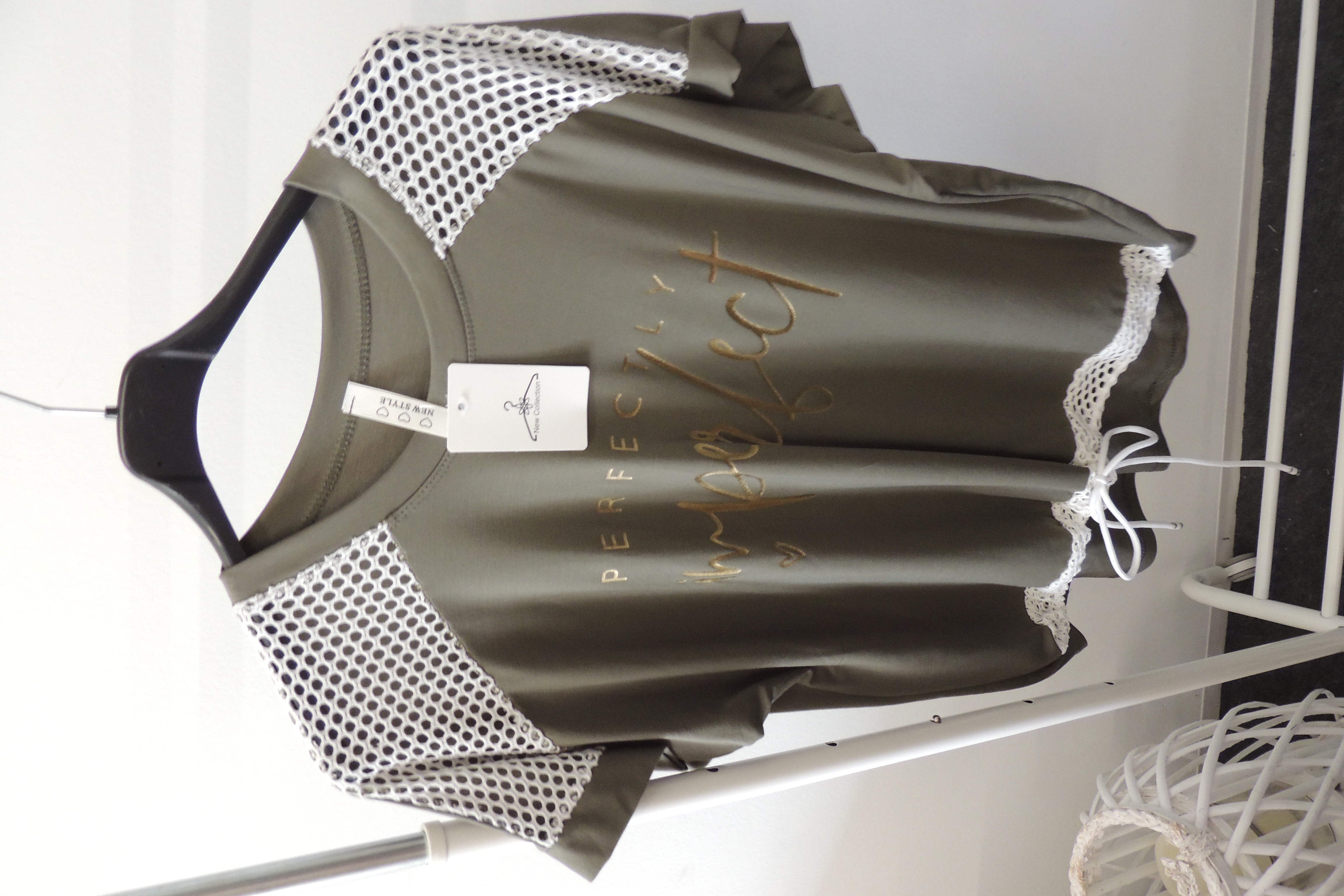 T-Shirt Tunika Hängerchen Softtouch Perfectly Imperfect Made in Italy 42,44kl46