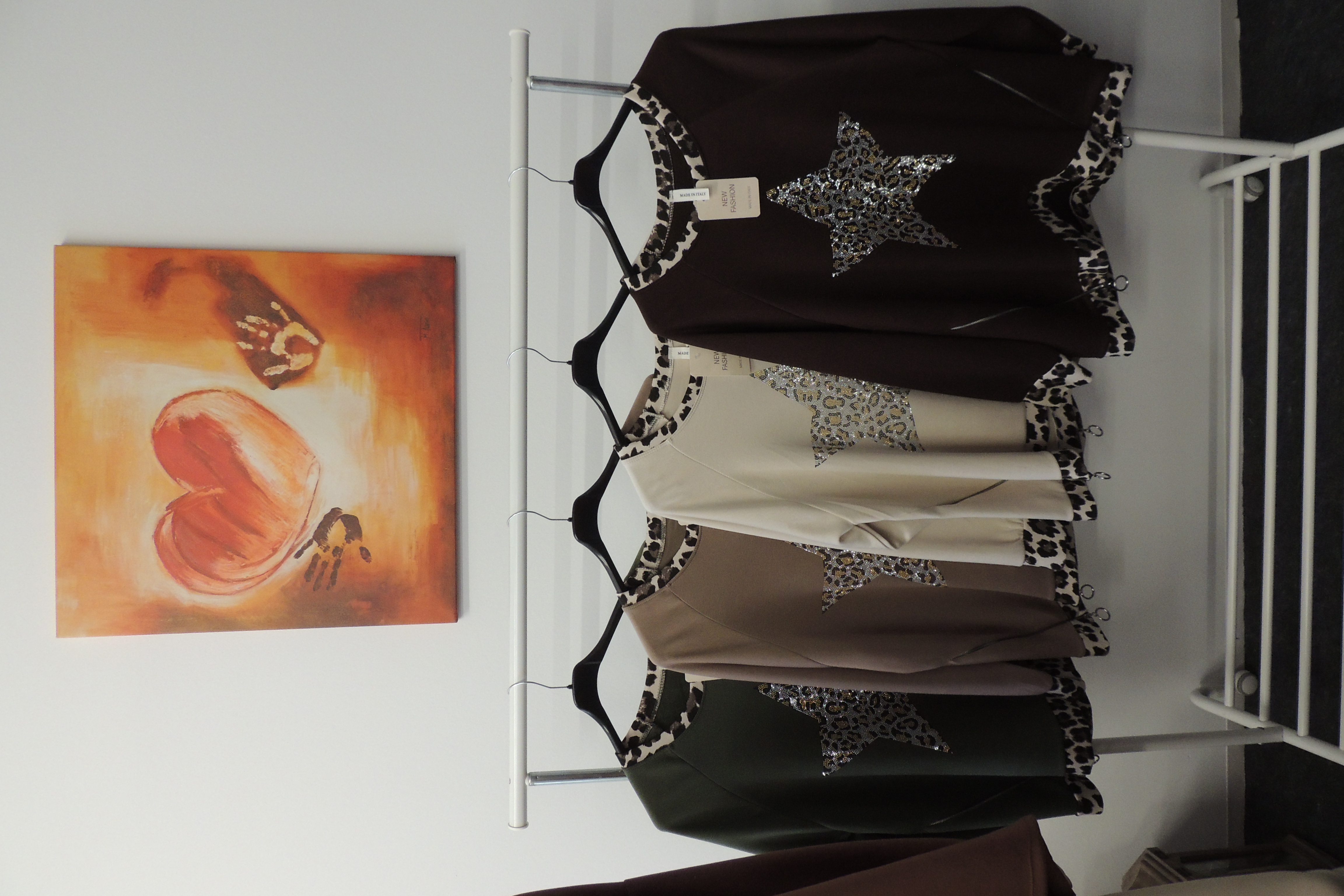 Shirt Tunika Hängerchen Butterstoff Softtouch Leo Stern Made Italy 42,44,46