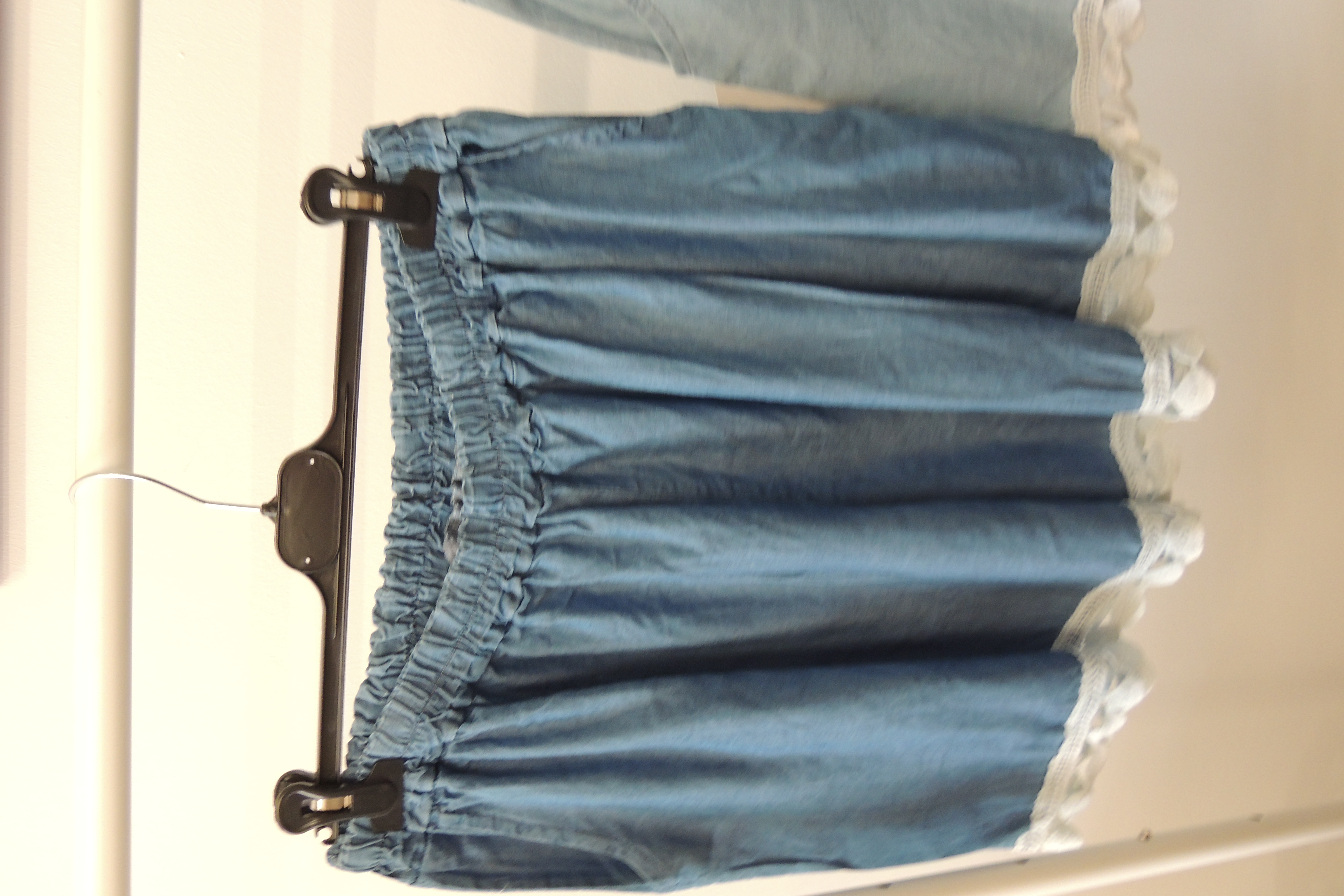 Hose Jogpant kurz Shorts Uni Jeansoptik Bordüre Made in Italy Gr. 44,46,48